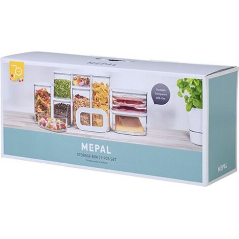 Mepal Vorratsdose Modula 9-teilig weiß