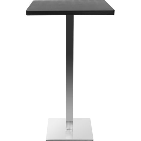 Design-Bartisch Viereck Schwarz Mittelfuß JORY (1/3)