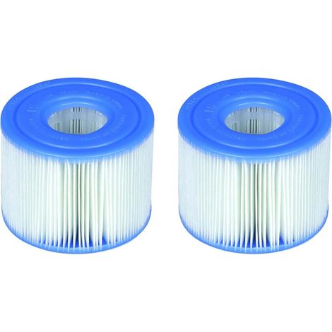 L'ensemble Intex 29001E comprend 2 cartouches de piscine PureSpa type S1 faciles à installer pour un total de 2 filtres. (1/4)