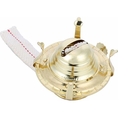 Lampe à pétrole à quatre griffes, 38 trous, grand modèle, régulateur L888, douille universelle, accessoires pour mèche de lampe à huile en verre rétro (capuchon de lampe avec mèche) (1/5)