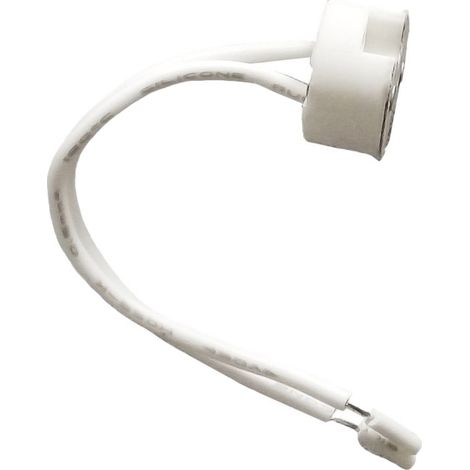 Portalampada in silicone liscio G4 bianco 7hSevenOn Elec