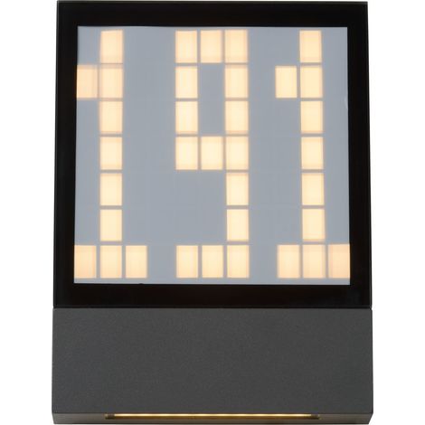 Applique Lucide DIGIT LED 3W 2700K IP54 ext anthracite (1/5)