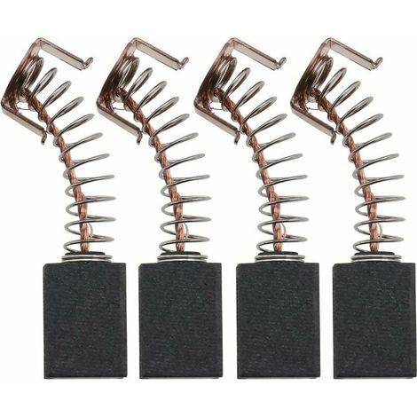 Lot de 2 paires de balais de charbon pour moteur 12 x 8 x 5 mm compatibles avec meuleuse d'angle WS125 Black & Decker G720 (1/5)