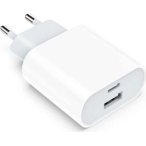 Chargeur Prise USB C Compatible with iPhone 16/16 Pro/16 Pro Max/16 Plus/15/14/13/12/11 /SE/X/XR/XS/Mini, 20W USBC Rapide Adaptateur Type C Secteur Mural Alimentation (1/4)