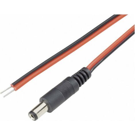 Câble de raccordement basse tension TRU COMPONENTS 1582274 DC mâle - extrémité(s) ouverte(s) 4 mm 1.7 mm 1.7 mm 2.00 m 1 pc(s) S655411 (1/3)