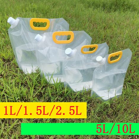 Sac à eau portable de 2,5 L pour l'extérieur, récipient pliable en plastique-AquaForge (1/5)