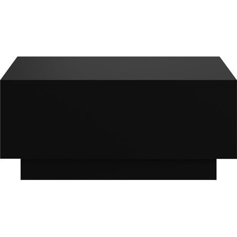 Mesa de centro Goodyear 134, Negro, 40x60x90cm, Diámetro: 0, Aglomerado laminado, Angular