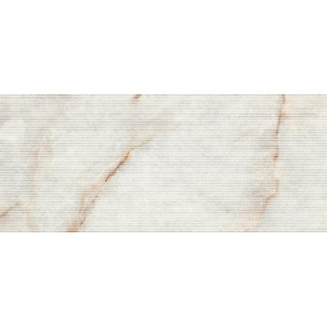 Carrelage effet Marbre 3D Blanc Cristallo Claw 120x50x0,85 cm Mat Sorvella - Mur intérieur (vendu par carton de 1,8 m²) - RO'MA CARRELAGE