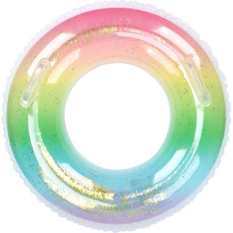 Swimming Ring Inflatable Colorful Children Swimming Circle Kids Swimming Toy for Beach Vacation (1/5)