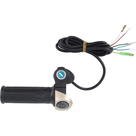 Gasgriff mit Alarm für 24V-Elektrofahrräder, Fernbedienung für Elektrofahrzeuge, Gasgriff-Set mit Alarm (1/5)