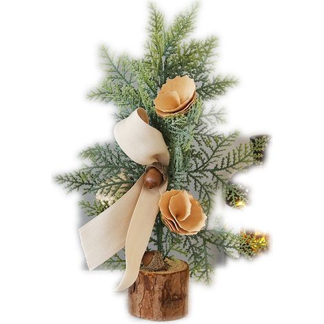 Mini sapin de Noël artificiel, sapin de table 25 cm (1/4)