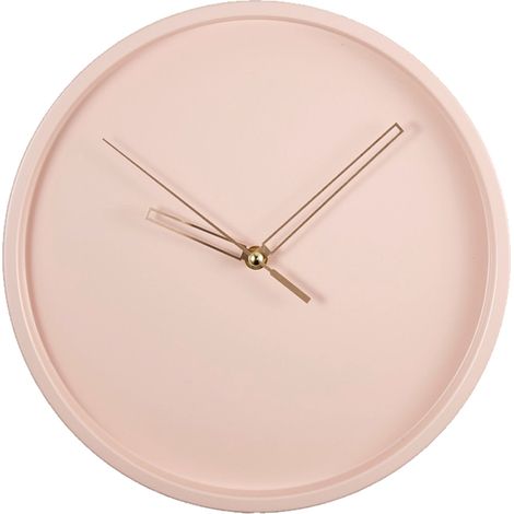Horloge Murale Ronde - 30 cm - Mécanisme Silencieux Sans Tic-Tac - Cadre Métallique Peint - Pour Salon Cuisine Bureau Chambre - 1 Pièce (1/5)