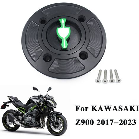 Compatible with Kawasaki Ninja 400, Z400, Z900, Ninja 650, Z650 and other motorcycles. Quick-release fuel cap for modified Ninja models.