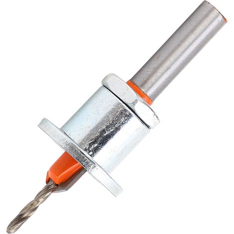 Foret conique à butée réglable, fraise à chanfreiner hélicoïdale pour le travail du bois, du plastique et du métal, 2,8 x 8 mm (1/5)