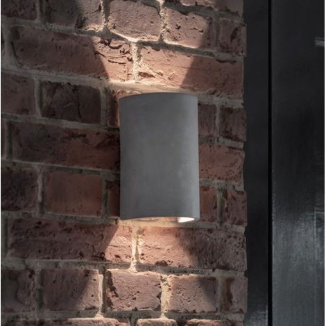 Garden Trading Kew Up Down Spot Mains Garden Wall Light Concrete Grey (1/2)
