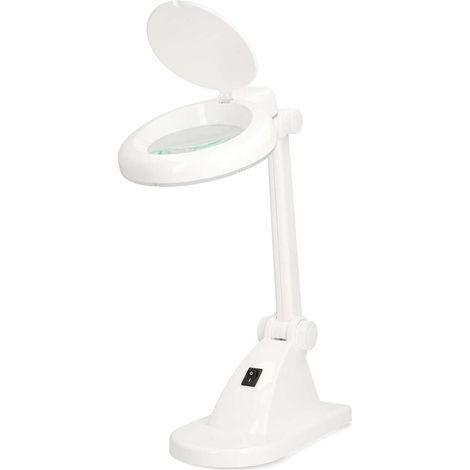 Nedis Lupenleuchte / Linsenstärke: 3 - 12 Dioptrien / 6500 K / 6 W / 400 lm / Weiss