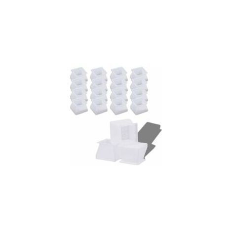 6 pezzi di protezioni in silicone per gambe di sedie, protezioni quadrate per gambe di sedie, protezioni per pavimenti, protezioni per gambe di tavoli, sedie, divani, casa - Crezuo