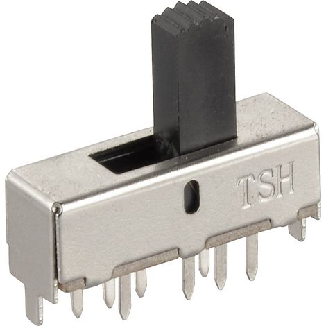 TRU COMPONENTS 6259488 Schiebeschalter 250 V/AC 1.5 A 2 x Ein/Ein/Ein 1 St. (1/2)