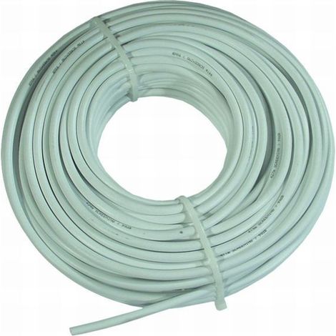 Câble coaxial S-IMPULS, 50 m, blanc, 6,7 mm, CCS, 75 Ω