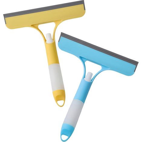 2 raclettes à vitres avec pulvérisateur, TPR/PP, avec éponge (1/5)