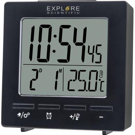 Explore Scientific RDC1005BLK Sveglia Digitale Nero (1/3)
