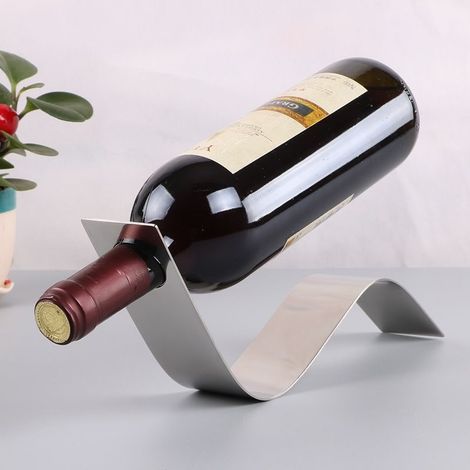 Stainless Steel Wine Bottle Holder, Wine Bottle Holder, Wine Bottle Holder, Metal Wine Rack, Wine Bottle Holder Wine Bottle Holder, Bar Decoration (1/5)