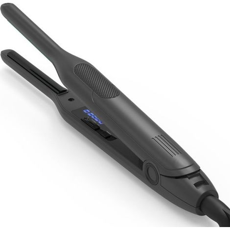 Lisseur de cheveux courts, mini lisseur, 5 réglages de température, 60 minutes automatiques (1/4)