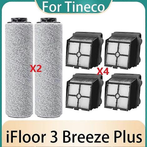Rouleau pour aspirateur Tineco IFloor 3 Breeze Plus/Floor One S3 - Accessoires et pièces détachées - Brosse rotative - Filtre HEPA (1/5)
