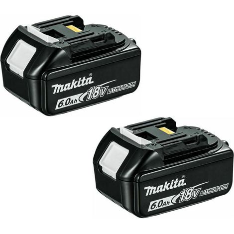 Makita BL1860B Genuine 18V 6.0Ah Li-Ion Twin Battery Pack With Charge Level Indicator