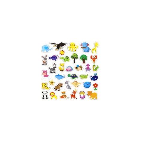 36 Pièces Aimants de Réfrigérateur, Aimants de Refrigérateur Enfant avec de Beaux Animaux Magnet Frigo Mignonne pour Réfrigérateur et Photos Magnet Frigo (1/5)