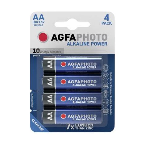AgfaPhoto Power LR6 Pile LR6 (AA) alcaline(s) 1.5 V 4 pc(s) (1/2)