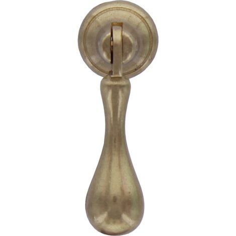 25PZ MANIGLIA ANTICHIZZATA ART.21396 MM.18X52 OTTONE LUCIDO (1/2)
