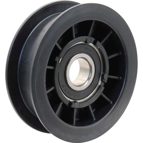 Poulie de Châssis Ø85mm - 1 Pièce - Acier Robuste - Transmission Courroie - Tracteur Tonte Monaco K - Diamètre 85mm (1/4)