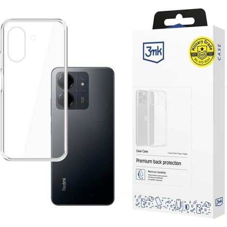 Funda transparente 3mk para Redmi 13C/Poco C65