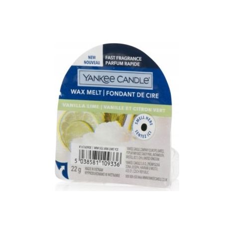 Yankee Candle Vanille-Limette Wachs 22 g (1/4)