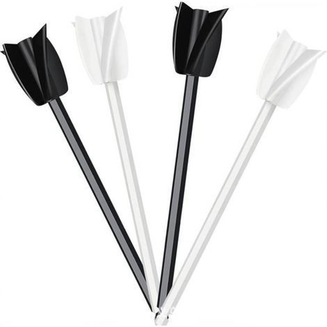 Resin mixing palette, 4 reusable paint mixing palettes, multi-purpose accessory for mixing resin, paint, silicone, ceramic glaze (black + white) (1/5)