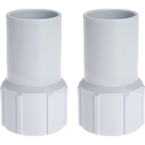 2er-Pack Ersatz-Gewindehülsen für Poolschläuche – 3,8 cm