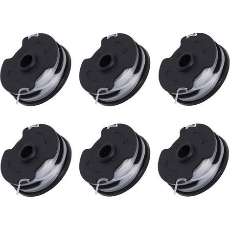 Lot de 6 bobines de rechange pour débroussailleuse sans fil Parkside PRTA 20-Li C3 IAN351753 (1/4)