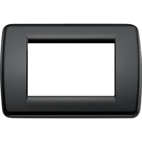 16763.16 Plaque Rondò 3 Modules Noir Idea (1/4)