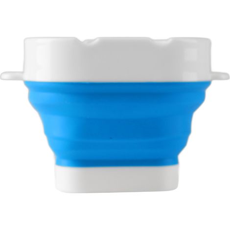 Seau pliable pour le nettoyage des pinceaux, seau professionnel à fond en silicone épais, adapté aux débutants, avec planche à récurer, bleu. (1/5)