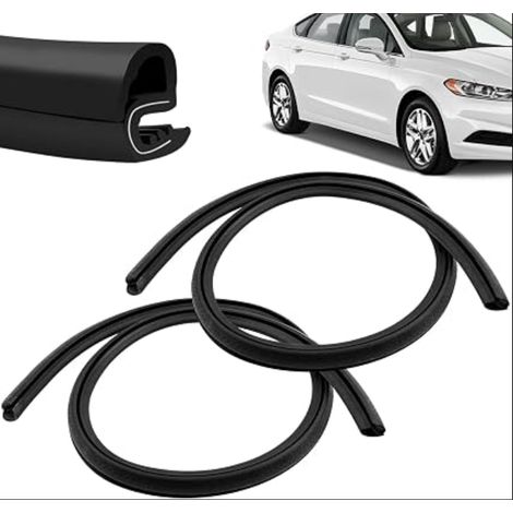 Joint de Porte Voiture Universel, Protection Portiere D'étanchéité du Montant B, en Caoutchouc, pour Véhicule, Camping-car, Bateau (1/5)