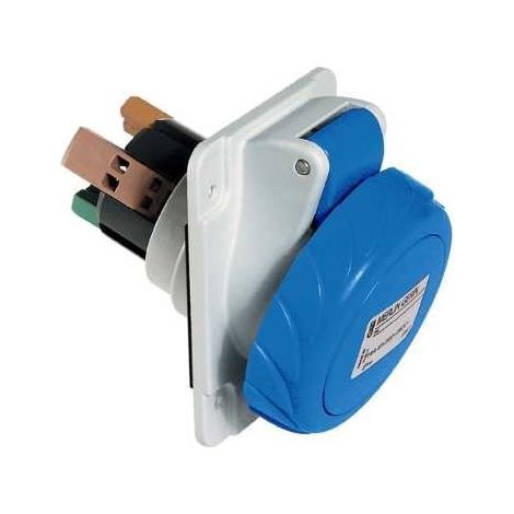Presa Incasso Inclinata Ip67 2Pt 32A 220Vcr ( Schneider Cod. Pky32F723 )