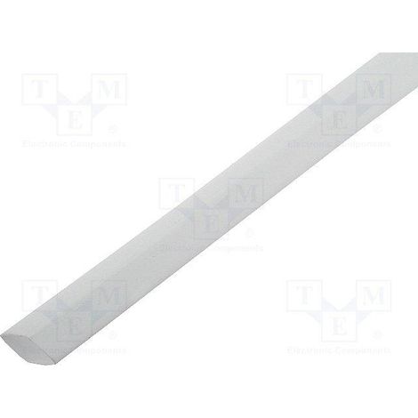 Tubo termorestringente 1,6mm 125Âº Blanco 1 metro Hft1,6/1m-wh