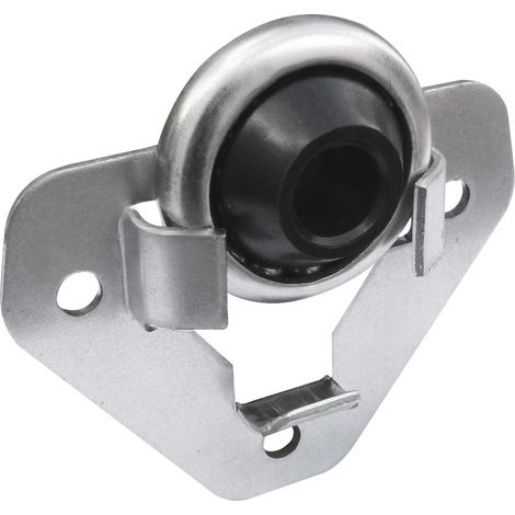 Schellenberg 10245 Muro con Cuscinetto a Sfera Maxi, Montaggio Rullo Ottagonale nel cassonetto per tapparelle avvolgibili, Grigio, Ø 40 mm (1/5)