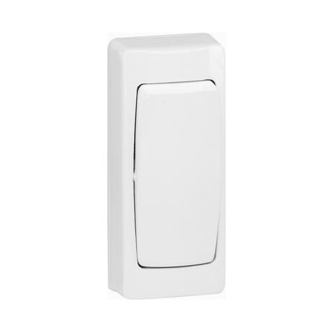 Interrupteur va-et-vient Legrand ASL 086001 250V Blanc RAL 9003 En saillie