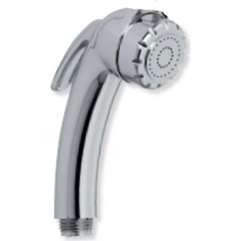 Doccetta cromada de ABS con pulsador y 1 chorro 40 mm