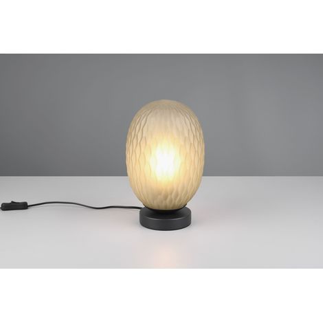 Lampe de table Trio FACETTE noir verre vert E27 25W (1/2)