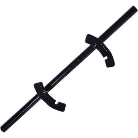 IBC ton tonneau couvercle twister 17 cm noir simple et double poignée outil de serrage et de desserrage (1/4)