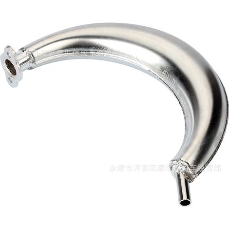 Mini bicycle accessories: two-stroke engine, 49cc-80cc banana exhaust pipe, muffler, smokestack, iron plate. (1/4)