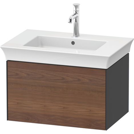Duravit Tulip blanco, mueble de baño montado en la pared, anchura